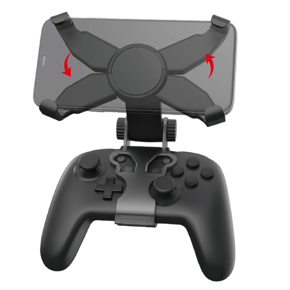 Homeriy 360 Derece Dönen Gamepad Kelepçe Kontrolörü Telefon Klipsi Cep Telefonu Braketi Telefon Tutucu Tutucu NS PRO Pro Kumanda ile uyumlu