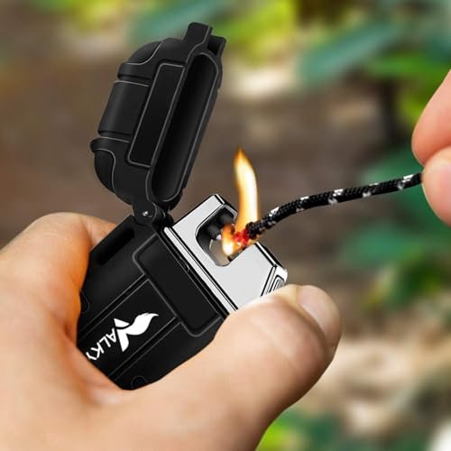 Valkyrie Su Geçirmez Şarjlı USB Çakmak Çift Ark Gazsız Plazma Elektrikli Alevsiz Çakmak Siyah