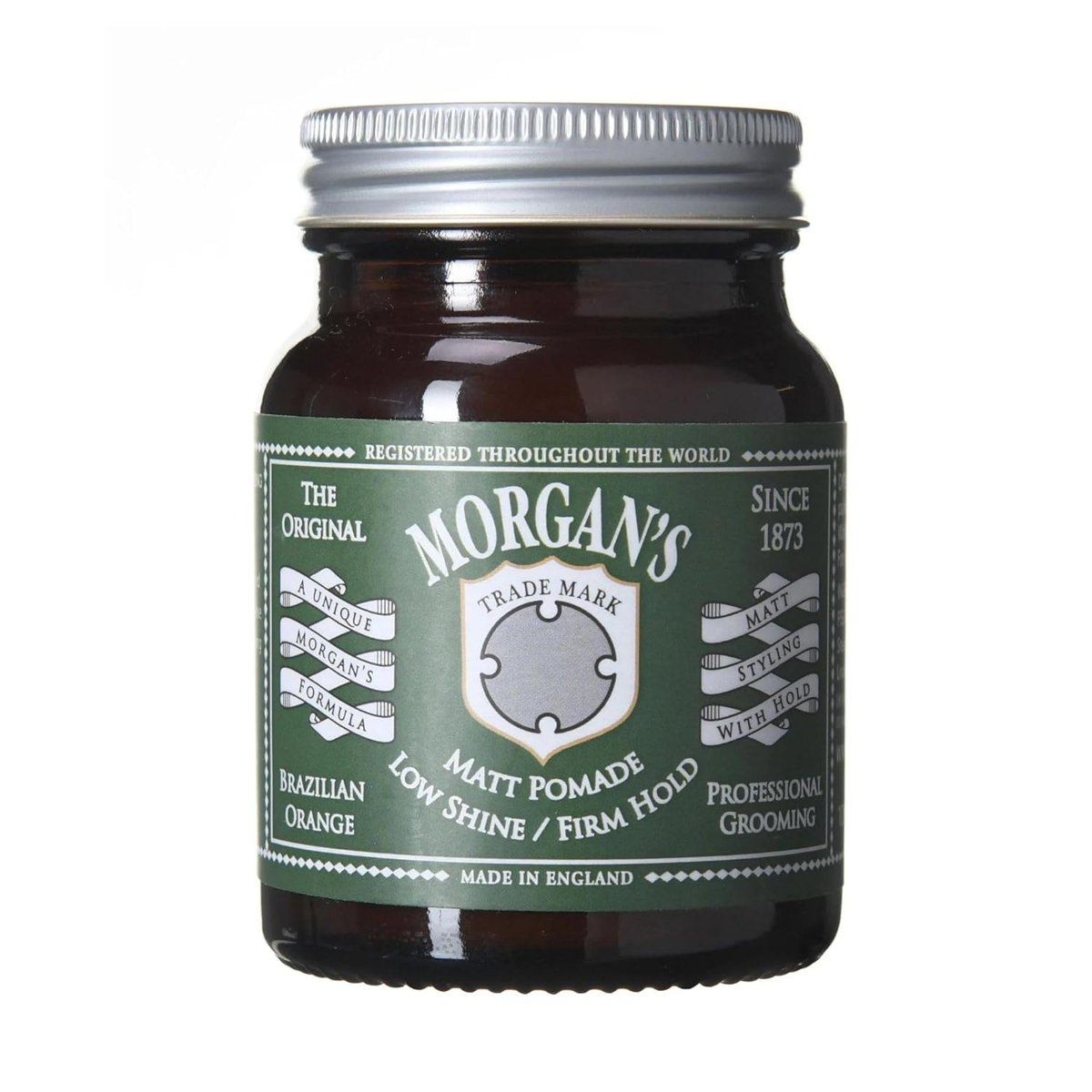 Morgan's Low Shine Matt Pomade -Sert Tutuş, Mat Saç Şekillendirici Pomad (GREEN LABEL) 100 gr
