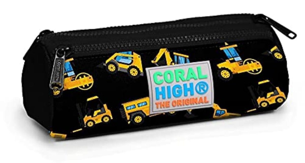 Coral High İş Makineleri Kalem Çanta, Üç Bölmeli 22328