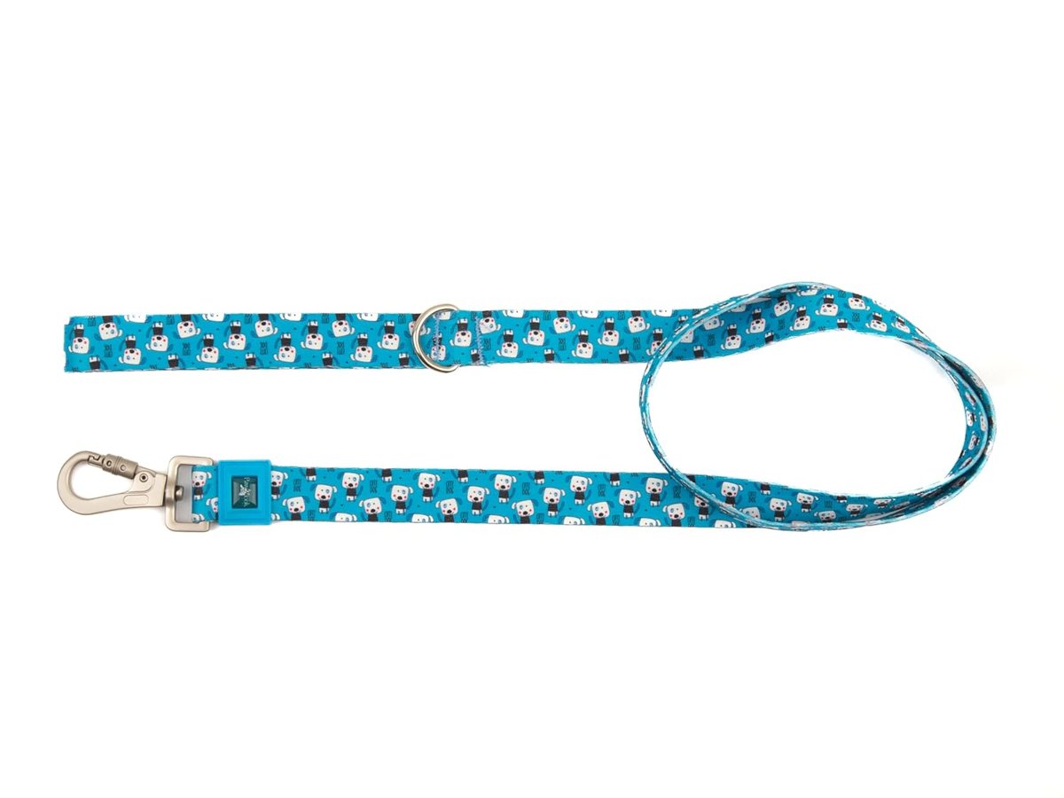 Pawlook Design Köpek Gezdirme Kayışı – Geri Dönüştürülmüş, Kadifemsi Dokulu, Çift Kilitli Karabina K