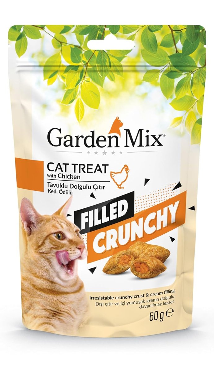 Garden Mix Tavuklu Içi Dolgulu Kedi Ödülü 60Gr