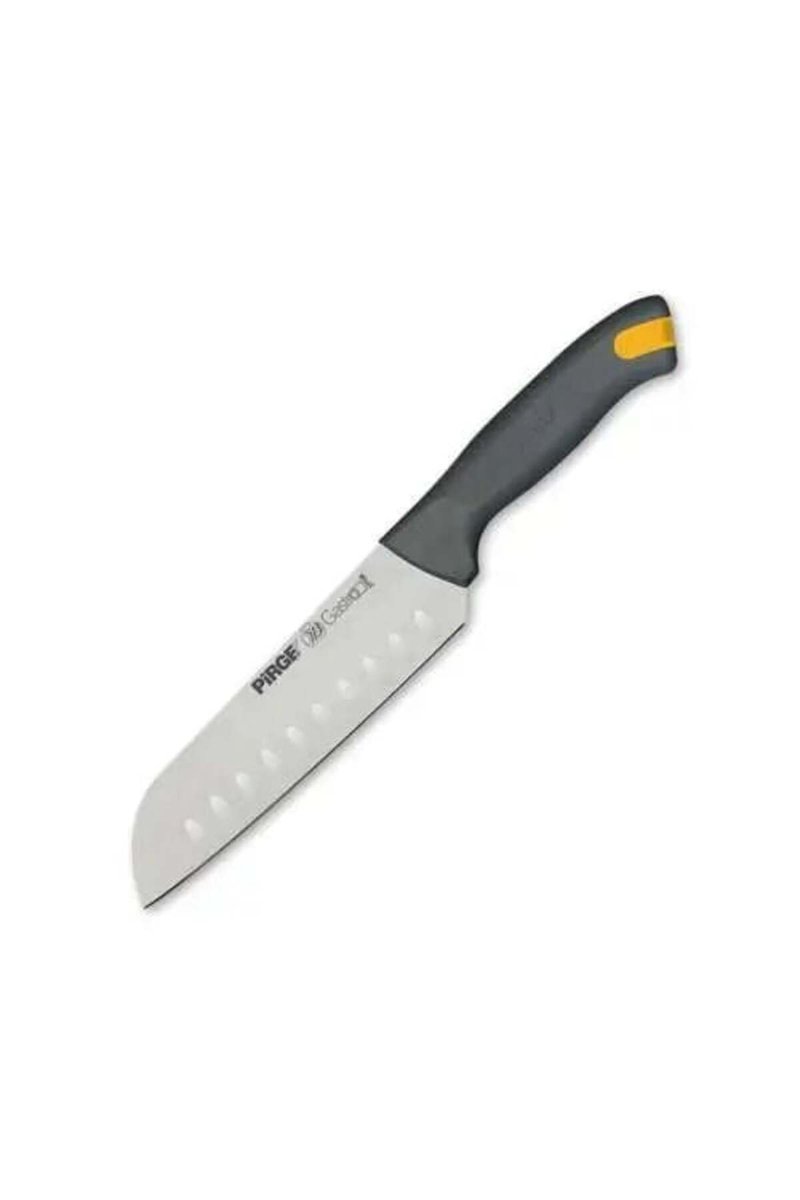Pirge GASTRO SANTOKU BIÇAĞI OLUKLU 17 CM GRİ 37168 Tek Ebat