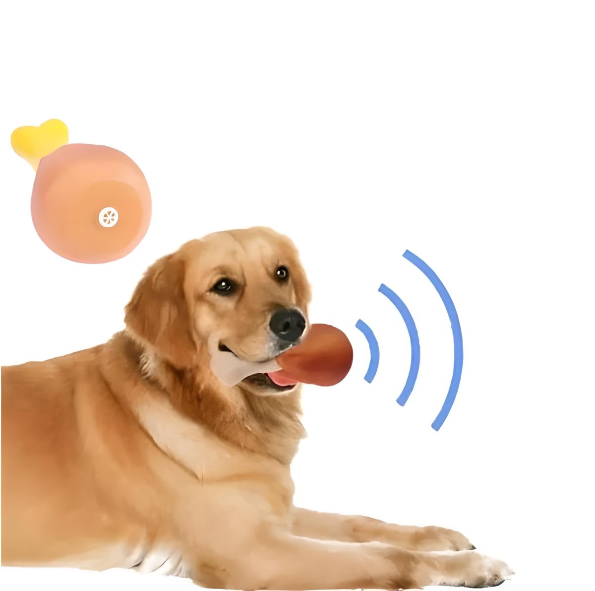 AEE® Köpekler İçin Sesli Oyuncak Tavuk Butu Dayanıklı Sesli Köpek Oyuncağı Büyük 14,5cm