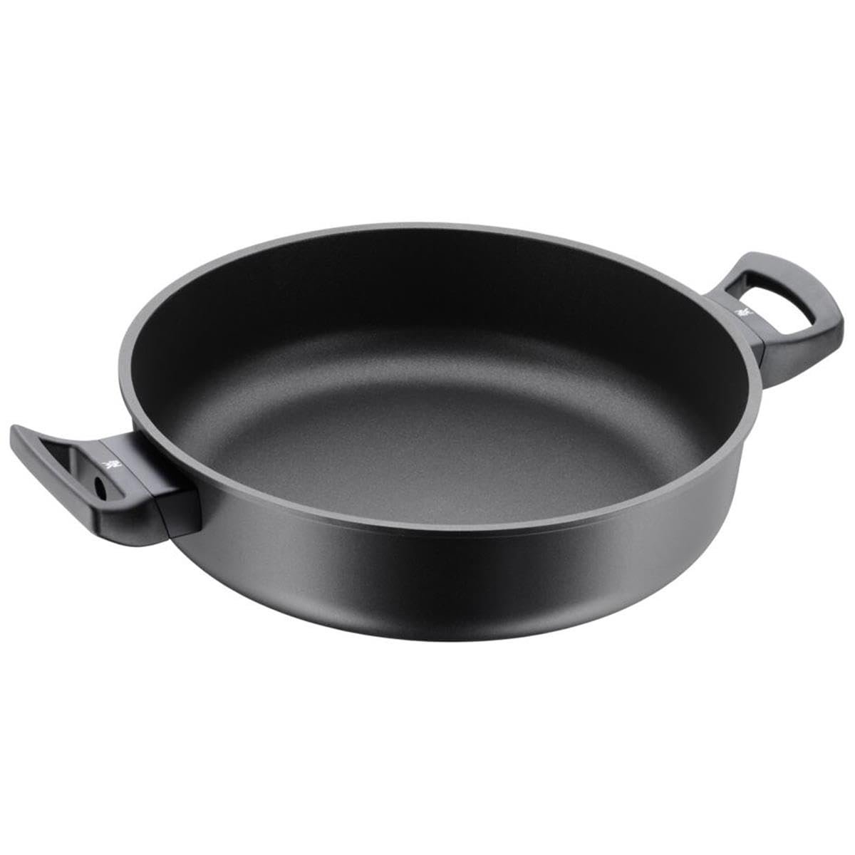 WMF PermaDur Excellent güveç tavası 28 cm indüksiyon, yüksek kenar, alüminyum kaplama, alev korumalı plastik sap