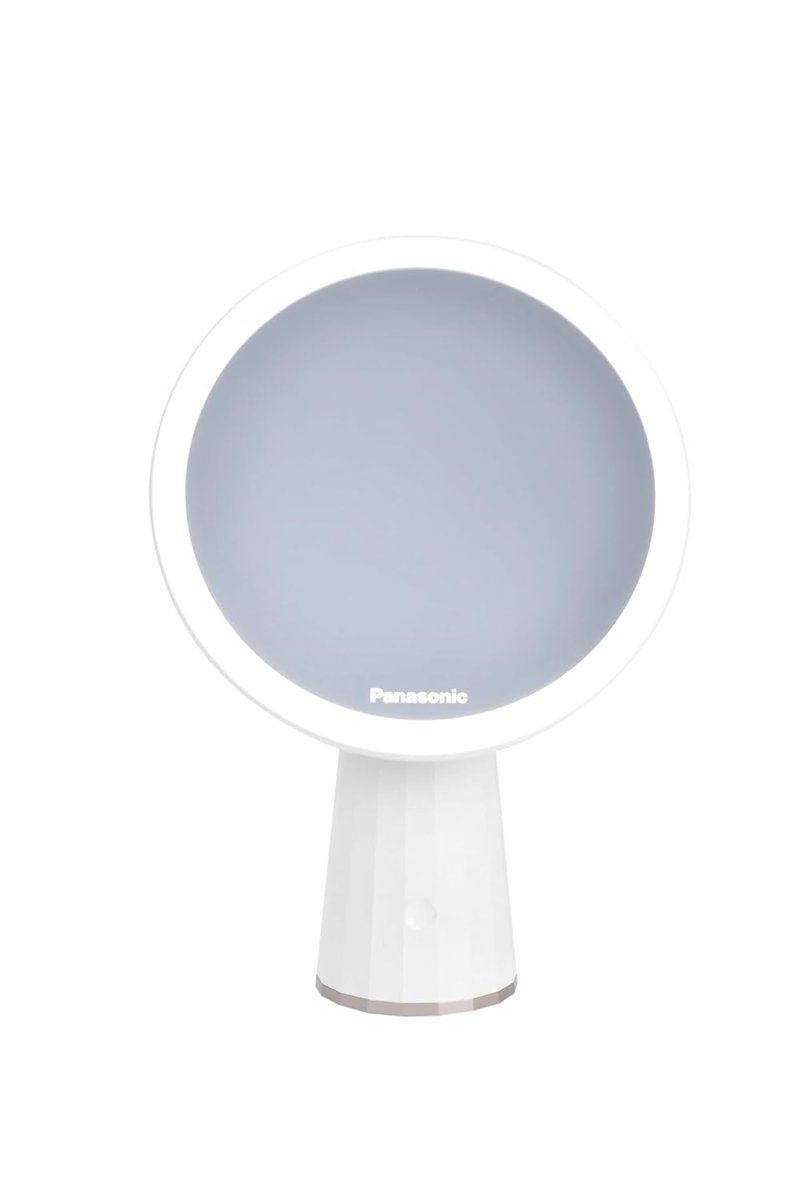 Panasonic LED Işıklı Makyaj Aynası, Şarjlı, Katlanabilir ve Taşınabilir, Kademeli Doğal Işık 5000K