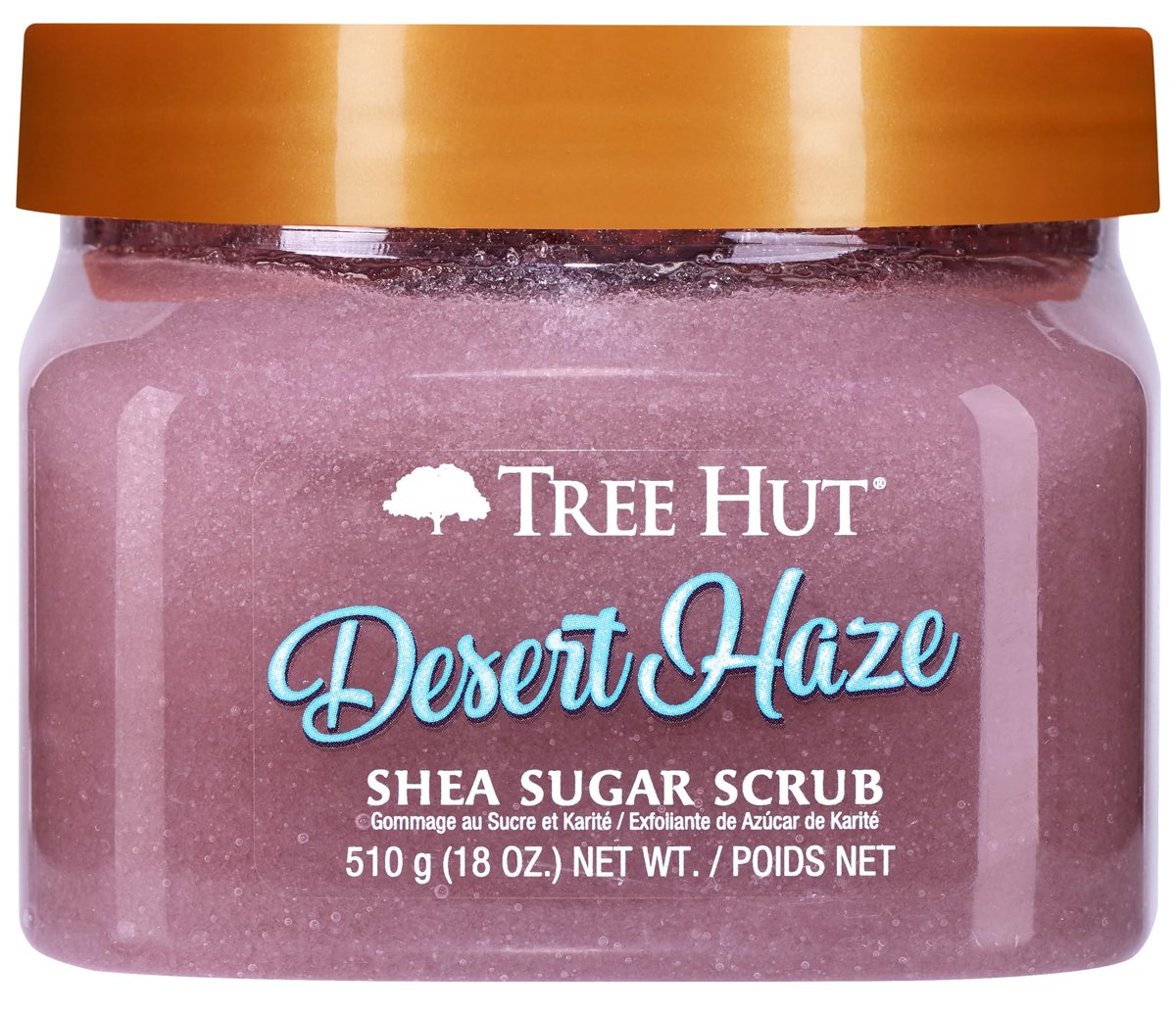 Tree Hut Desert Haze Shea Sugar Scrub | Peeling vücut peelingi, yumuşak ve nemli bir his için ölü ve