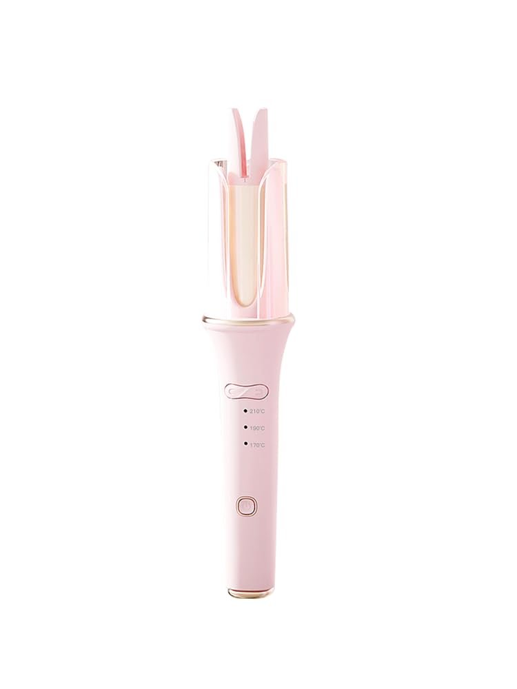 Pluzz Otomatik Saç Maşası Kalın Su Dalgası 32mm - 30 Saniyede Isınma (Pembe)