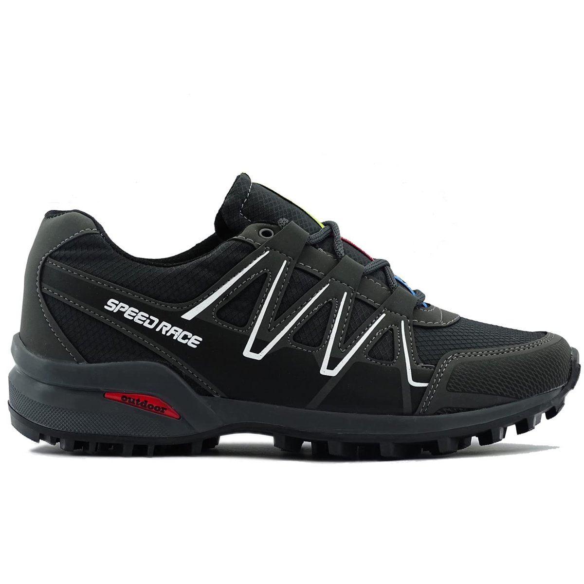 LETAO- Füme Erkek Trekking Outdoor Spor Ayakkabı (Gri / 41)