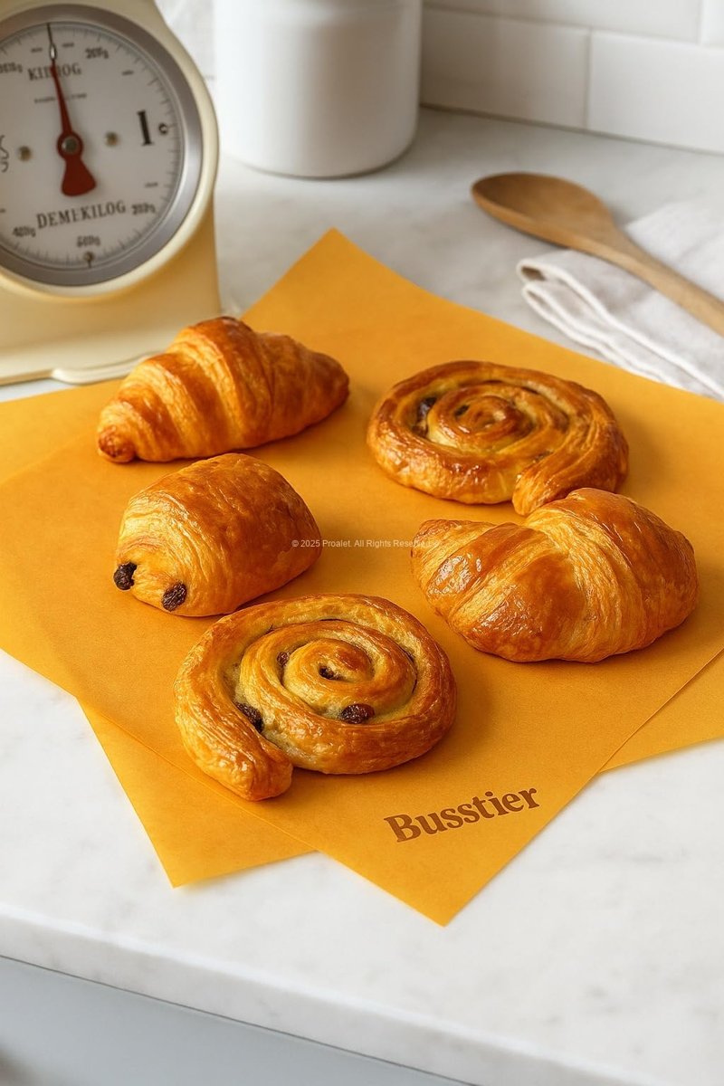 Busstier Fırınlanabilir Kendinden Yağlı Pişirme Kağıdı 30x40 cm – Tek Kullanımlık Pratik Fırın Kağıdı 50 Adet
