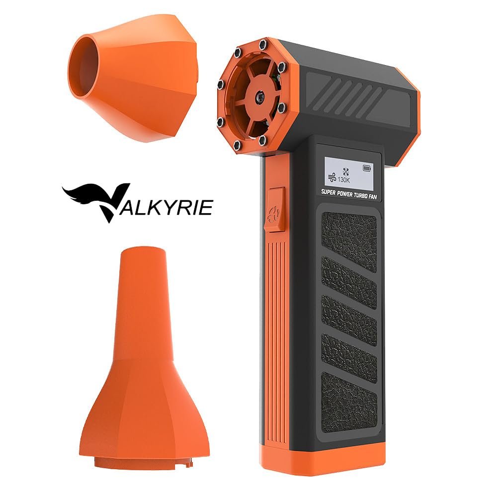 Valkyrie Şarjlı 130000 RPM Elektrikli Hava Üfleyici 184W Güçlü Toz Temizleyici 4 Kademeli Hız Şarjlı