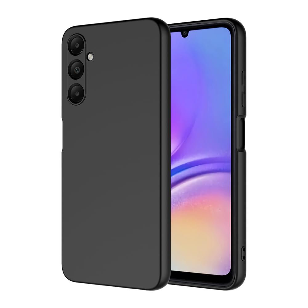 Coverzone Samsung Galaxy A16 İle Uyumlu Kılıf Z-Mara Lansman Vieri Tam Koruma Arka Kapak Kamera Koruma Çıkıntılı Pürüzsüz Yüzey Siyah