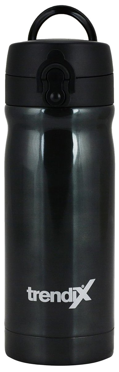 TRENDİX ÇELİK İÇLİ MATARA 350ml SİYAH