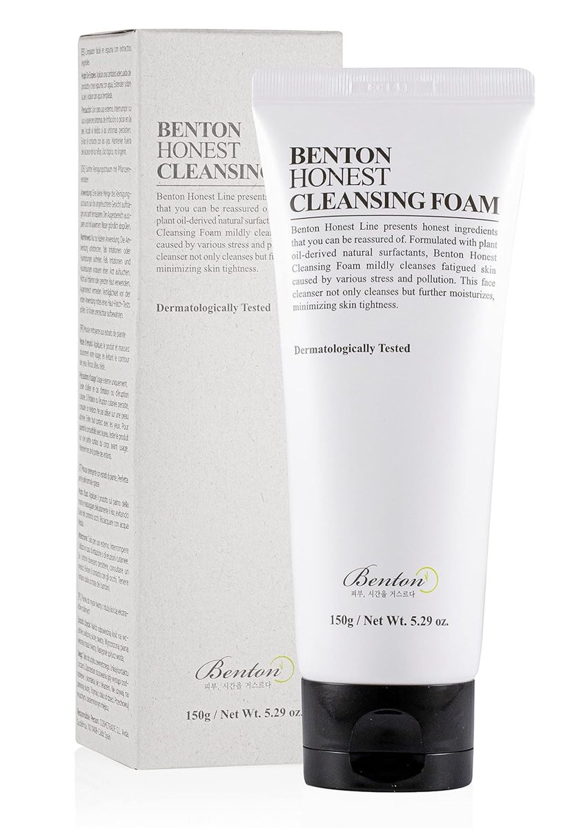 Benton Honest Cleansing Foam - Hassas Ciltlere Uygun Hafif Formüllü Temizleyici Köpük 1 Paket (1 X 150 G)