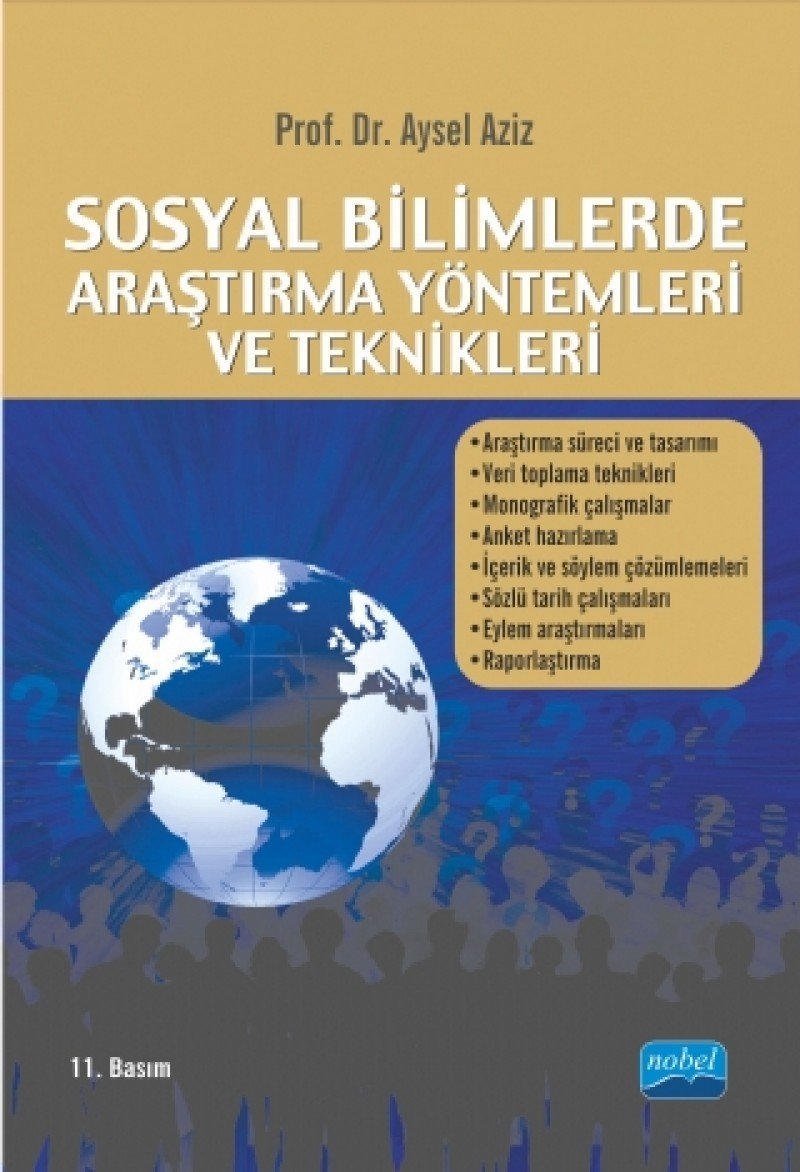 Sosyal Bilimlerde Araştırma Yöntemleri ve Teknikleri