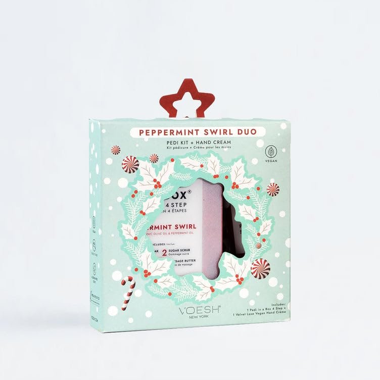 VOESH Pedi In A Box Deluxe 4 Adımlı Pedikür Seti Nane Şekeri