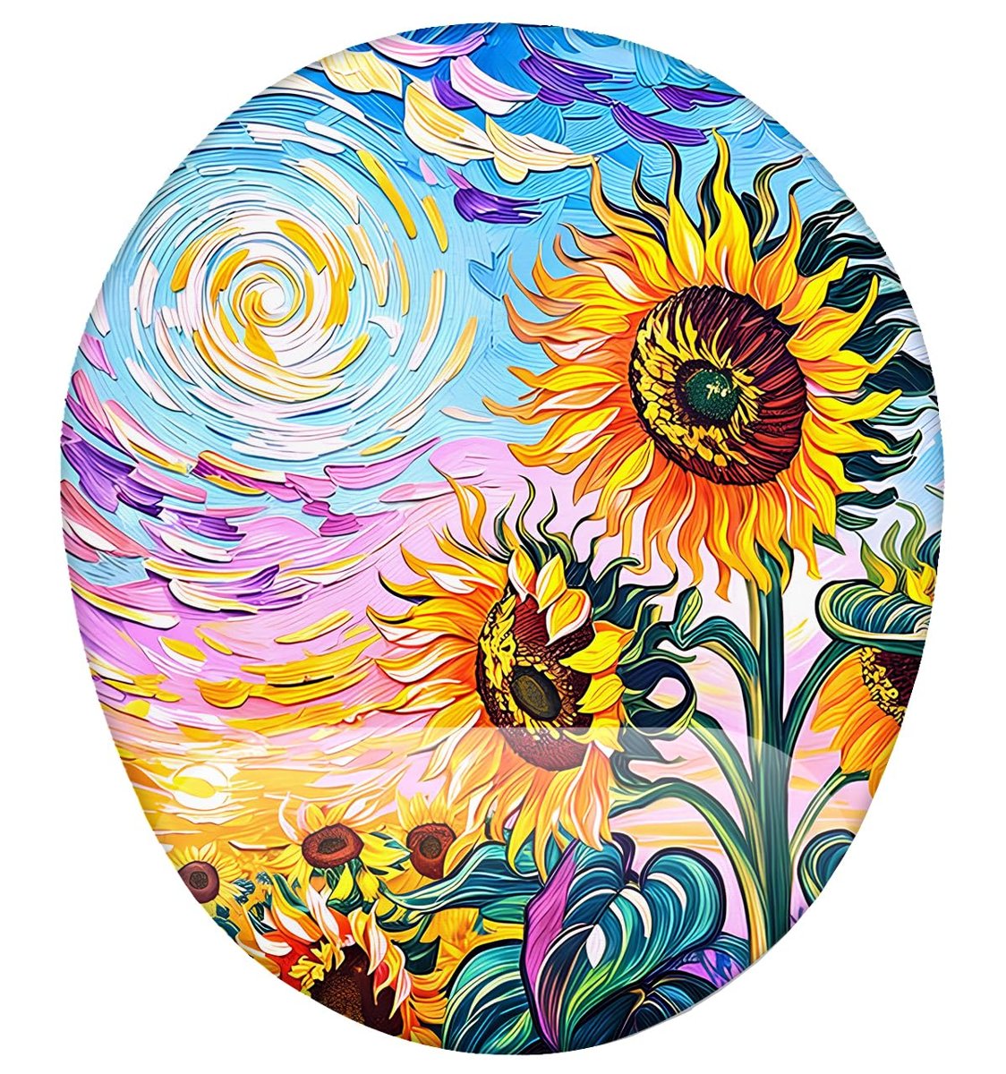 Van Gogh Temalı Ay Çiçekleri Mouse Pad