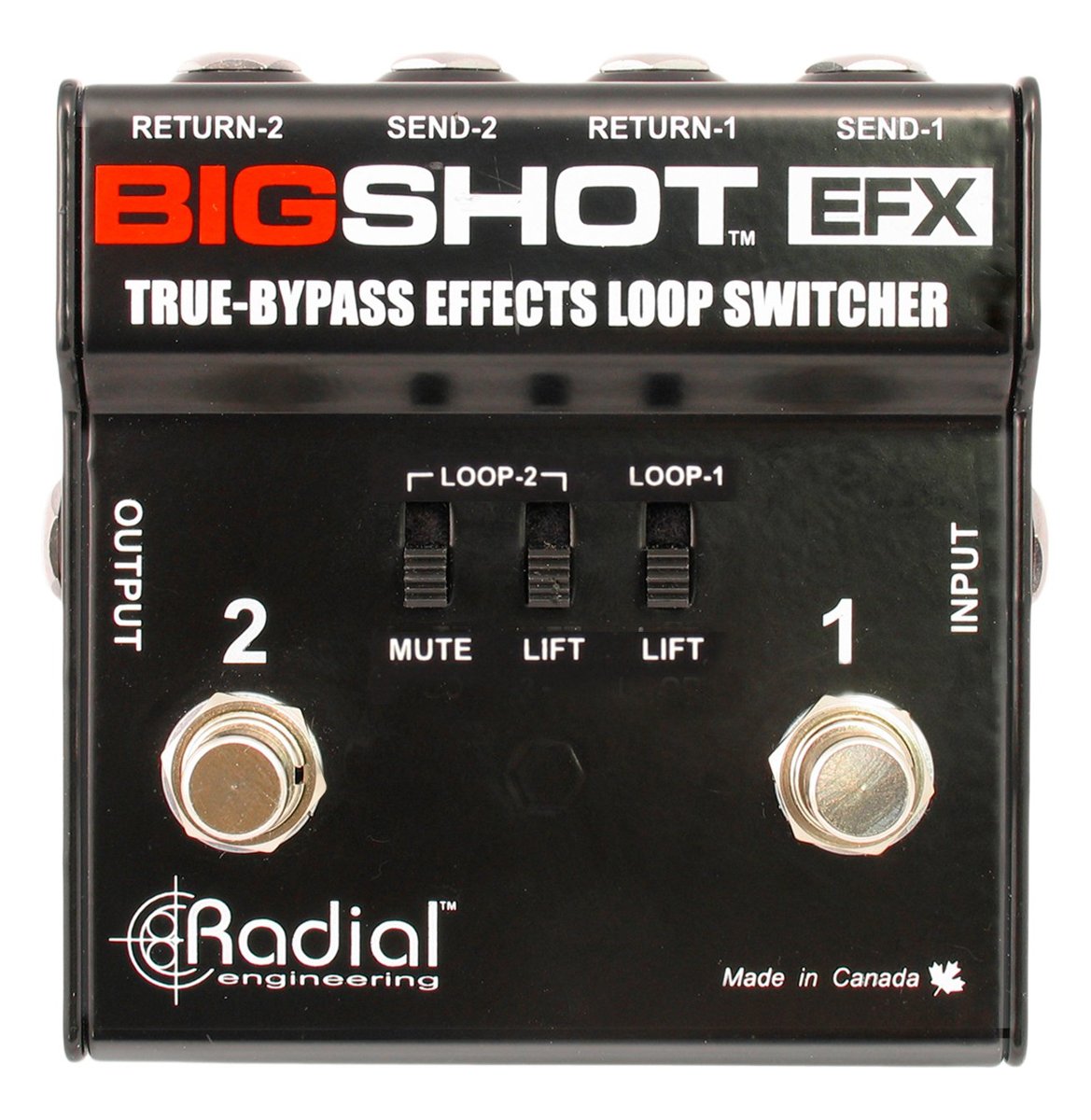 Tonebone BigShot EFX Gitar Efekti Değiştirici - Siyah