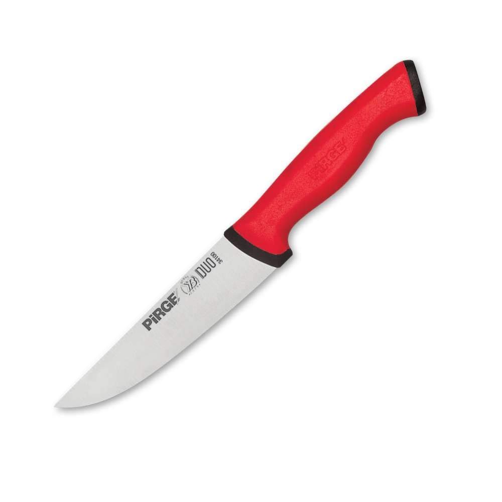 Pirge Kasap Et Bıçağı Duo 0 No 34100 12,5cm Kırmızı