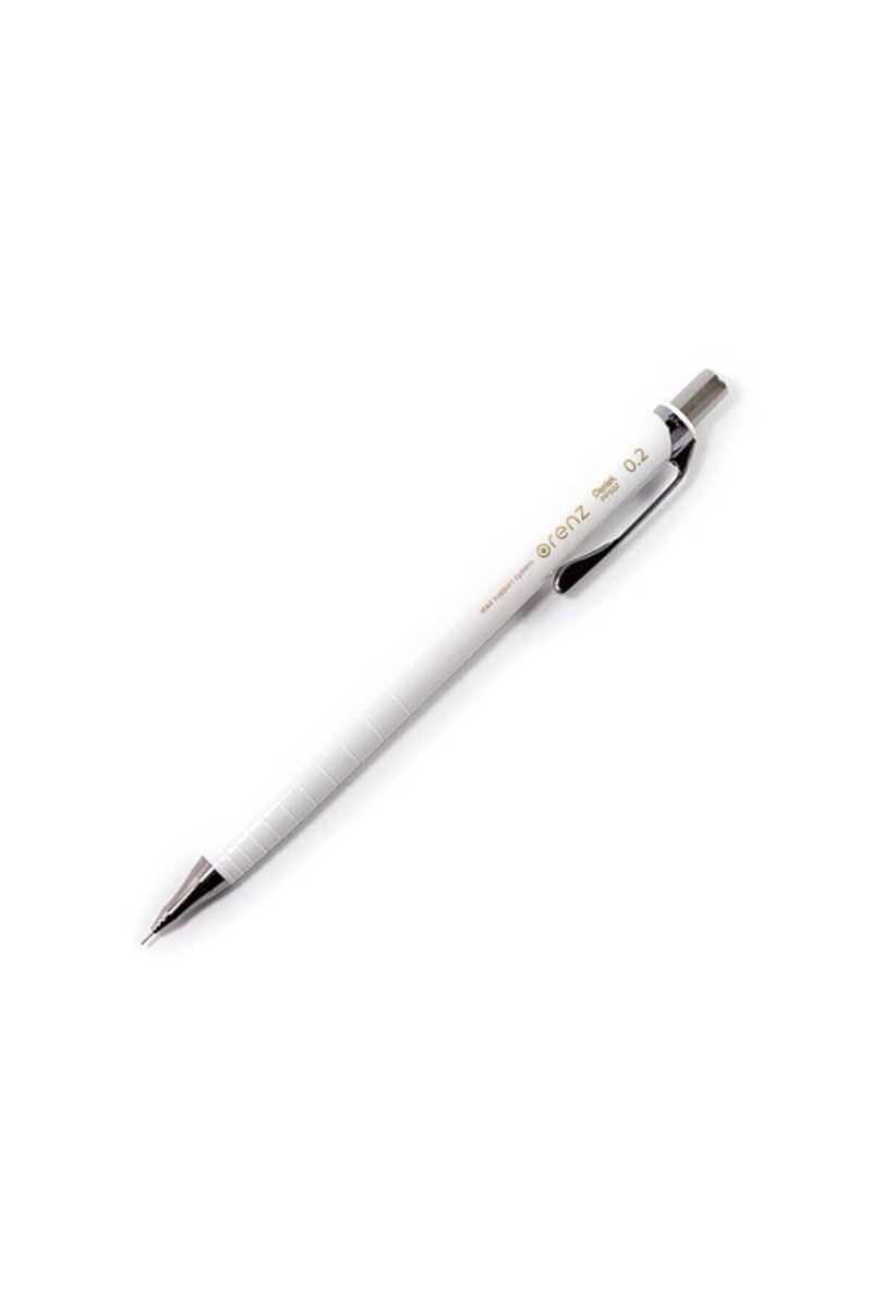 Pentel Orenz Uç Korumalı Teknik Çizim Ve Yazı İçin Mekanik Kurşun Kalem, 0.2 Mm, Beyaz