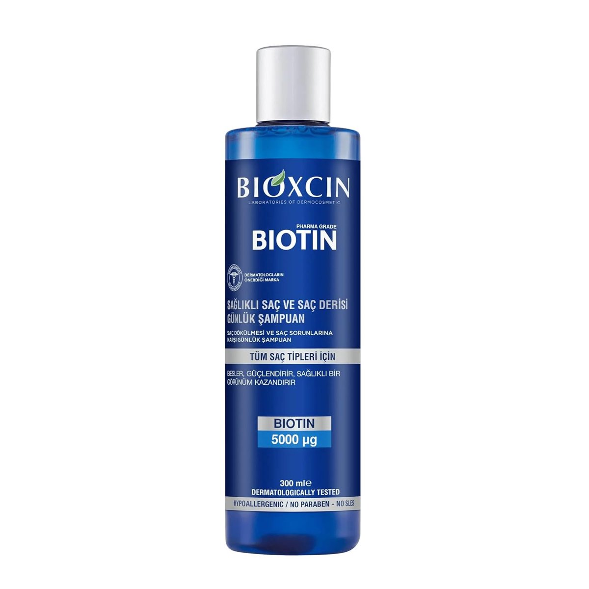 Bioxcin Biotin Dökülme Karşıtı Şampuan – 300 ml – Biotin, Çinko, B Vitamin Kompleksi ve Termal Su İç