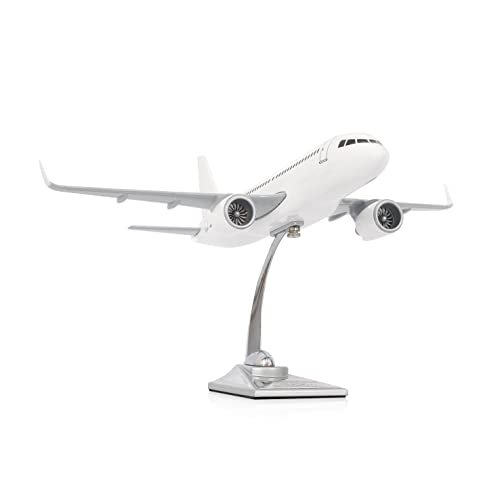 Zek Upp Zekupp Airbus A320 Model Uçak, 1/100 Beyaz Elit Maket Uçak (ZU-UCK0108)