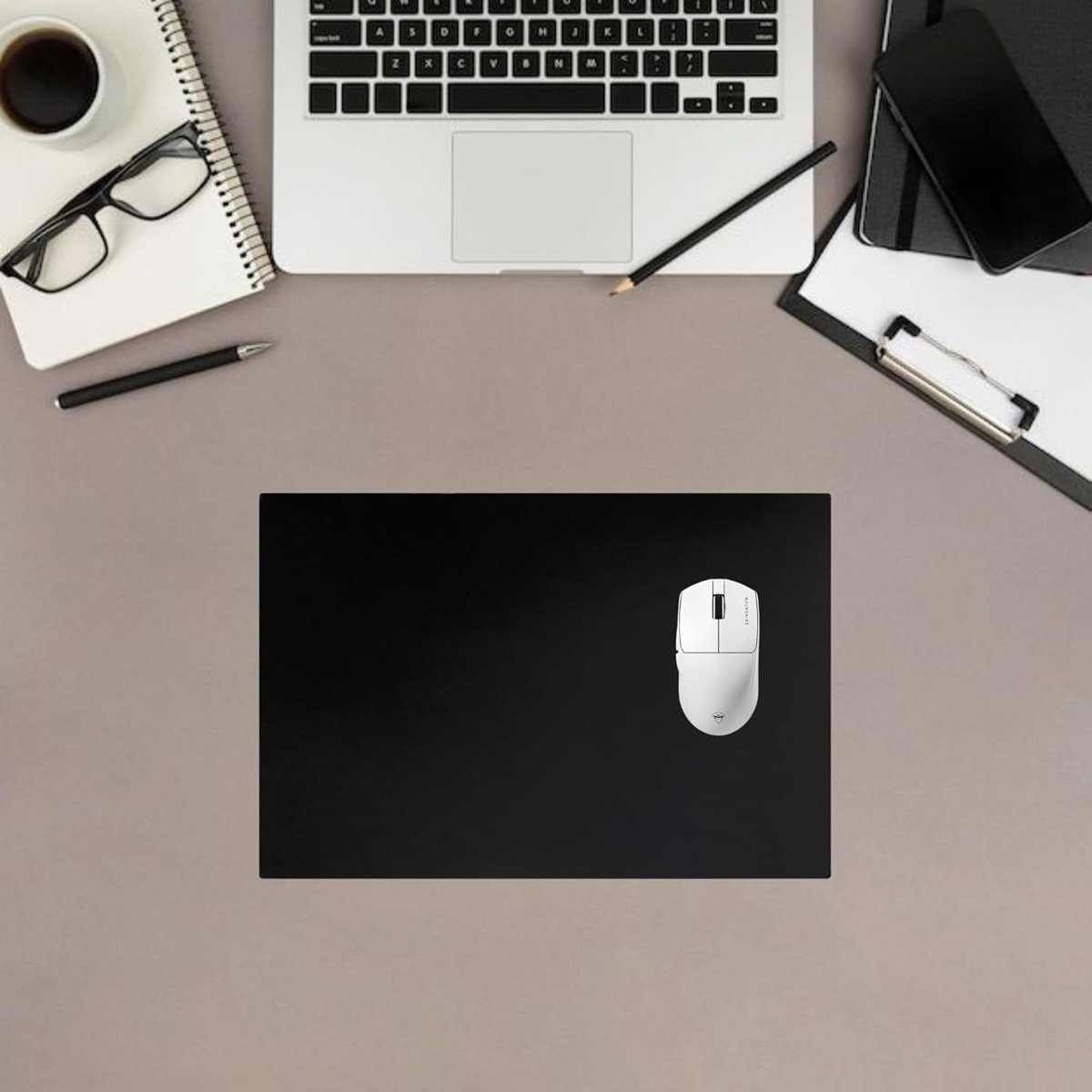 MP07-24x33 Ofis Ve Gaming Mousepad | Kaymaz Taban, Oyuncu Gamepad, Ev, Ofis, Oyun Için (Siyah)