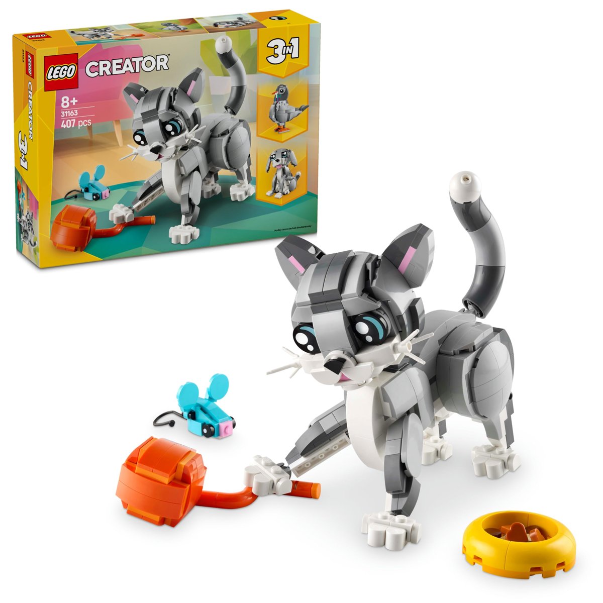 LEGO Creator 3’ü 1 Arada Oyunbaz Kedi 31163