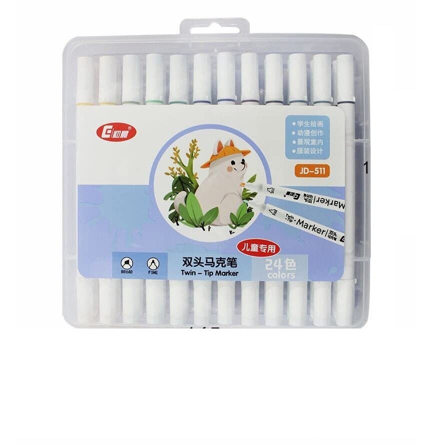 Valkyrie 24 Adet Slim Marker Kalem Seti