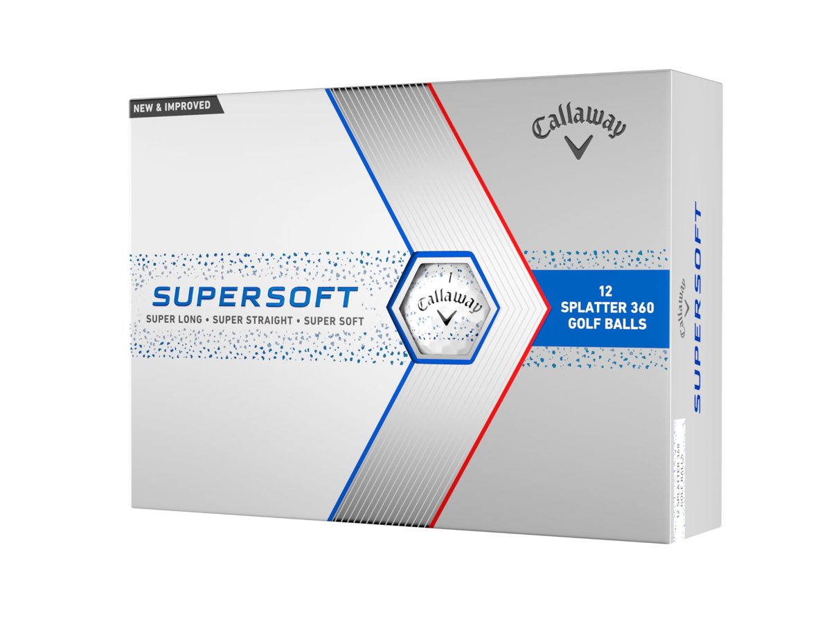Callaway Golf BL CG SUPERSFT 23 BLU Splatter 12B PK