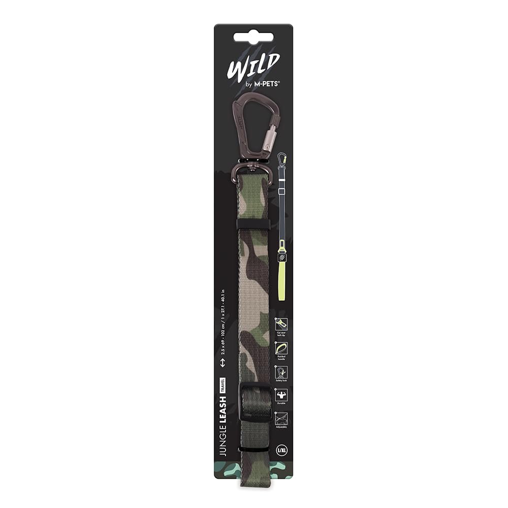 M-PETS WILD JUNGLE LEASH TRAVEL (L-XL)