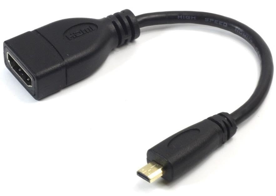 Micro Mikro Hdmi Çevirici Dönüştürücü Adaptör Kablosu 15Cm