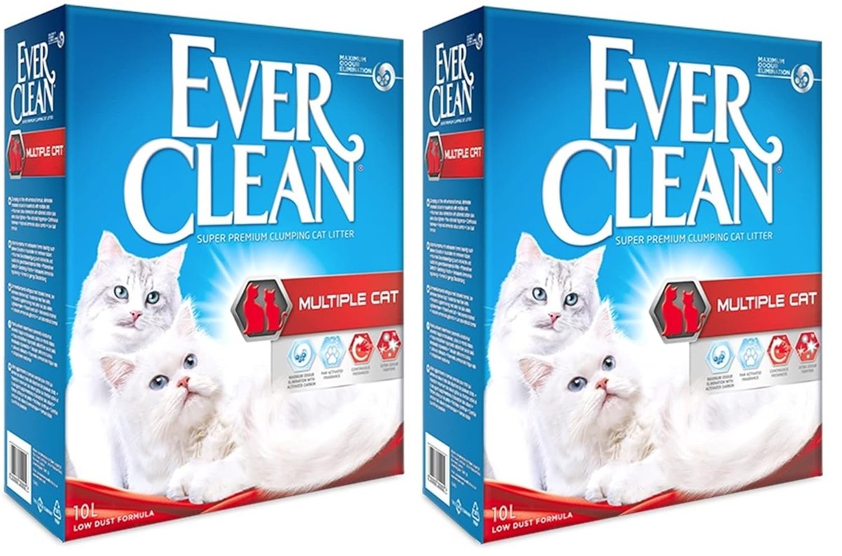 Ever Clean Multiple Cat Çok Kedili Topaklanan Kedi Kumu 2x10 Lt