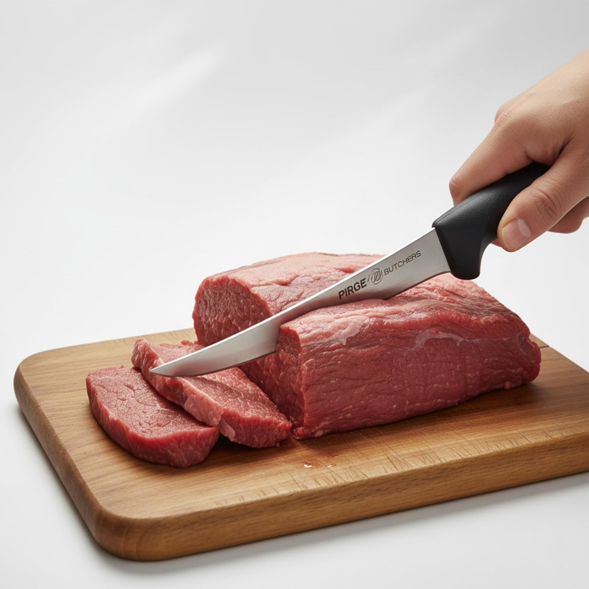 Pirge Butcher's Sıyırma Bıçağı Kıvrık Sert 15 cm