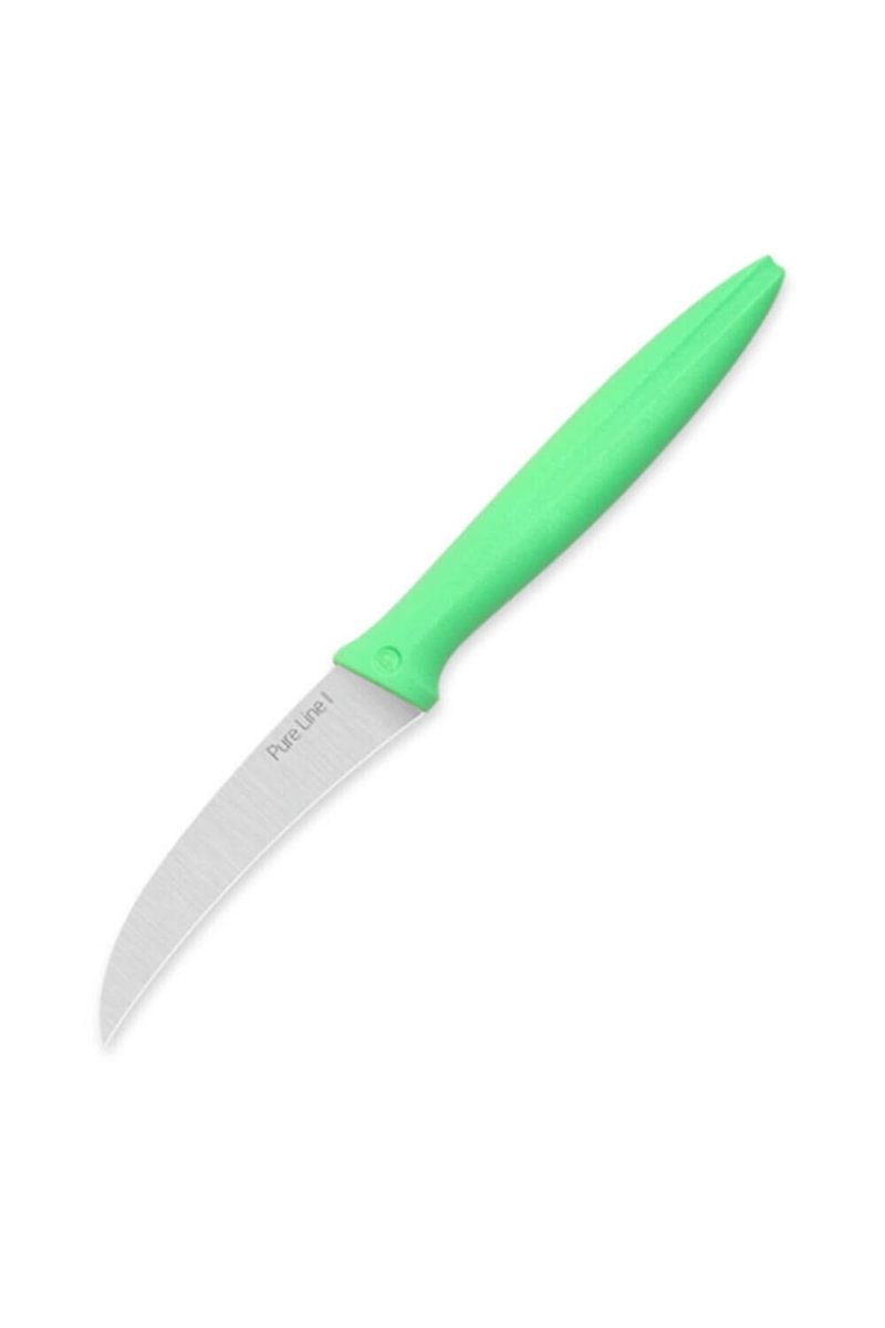 Pirge Pure Line Yeşil Kıvrık Soyma Bıçağı - PRG46000-04