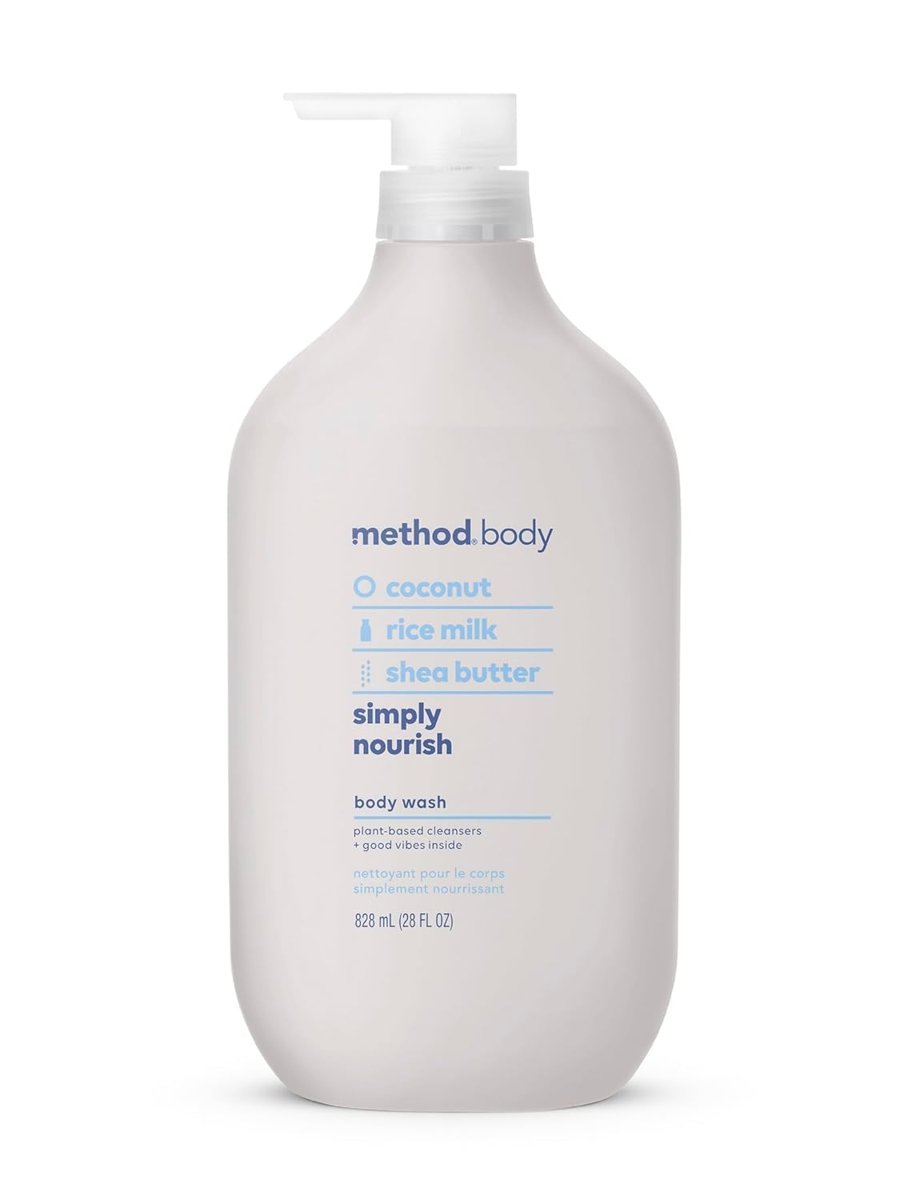 Method Vücut Yıkama, Basitçe Besler, Paraben ve Ftalat İçermez, Biyobozunur Formül, 28 oz (1'li Paket)