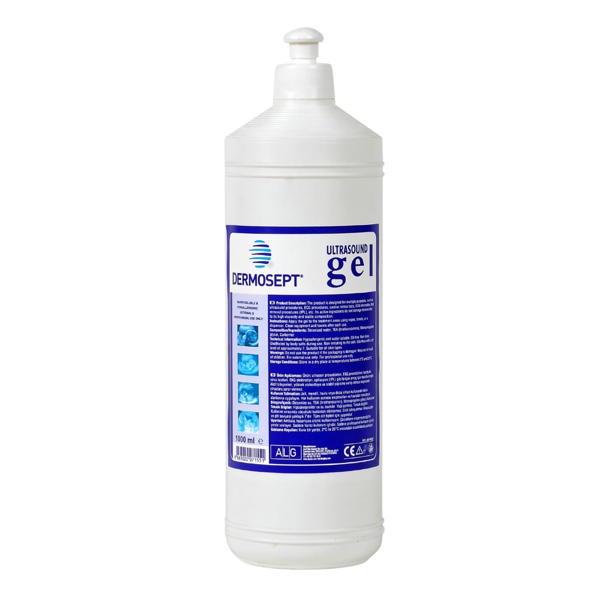 Dermosept Ultrason Ekg Ve Lazer Epilasyon Jeli 1000 ml