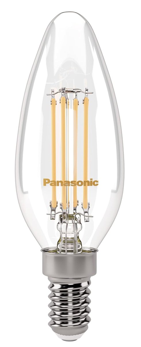 Panasonic E14 Dim Edilebilir Filaman Lamba 4W 470LM 2700K Clear