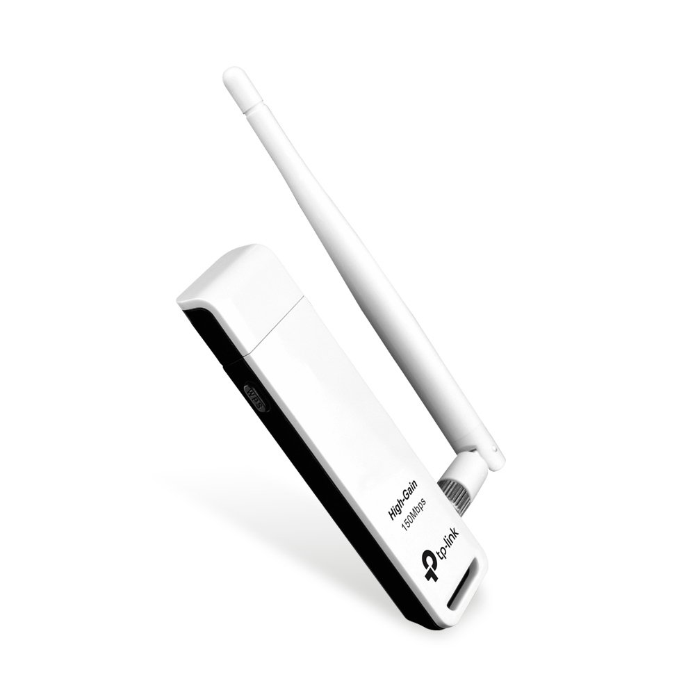TP-Link TL-WN722N, N150 Mbps Yüksek Kazanımlı Kablosuz USB Adaptör, 4dBi Ayrılabilir Anten