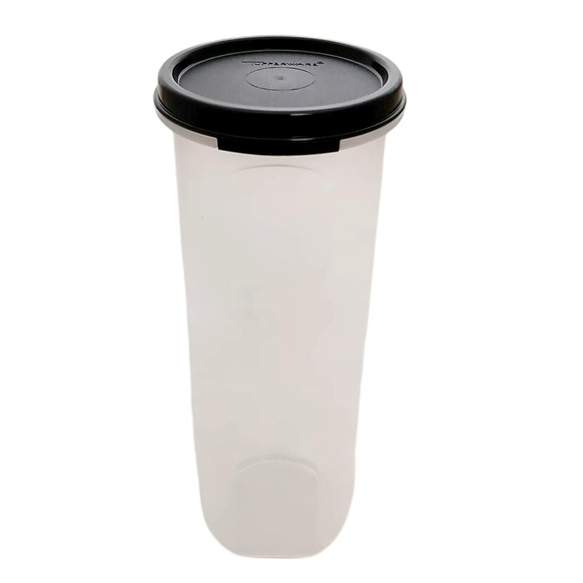 Tupperware Circular 890 ml siyah yumurta kabı yuvarlak kutu kuru saklama stoku dekorasyon geri sihir