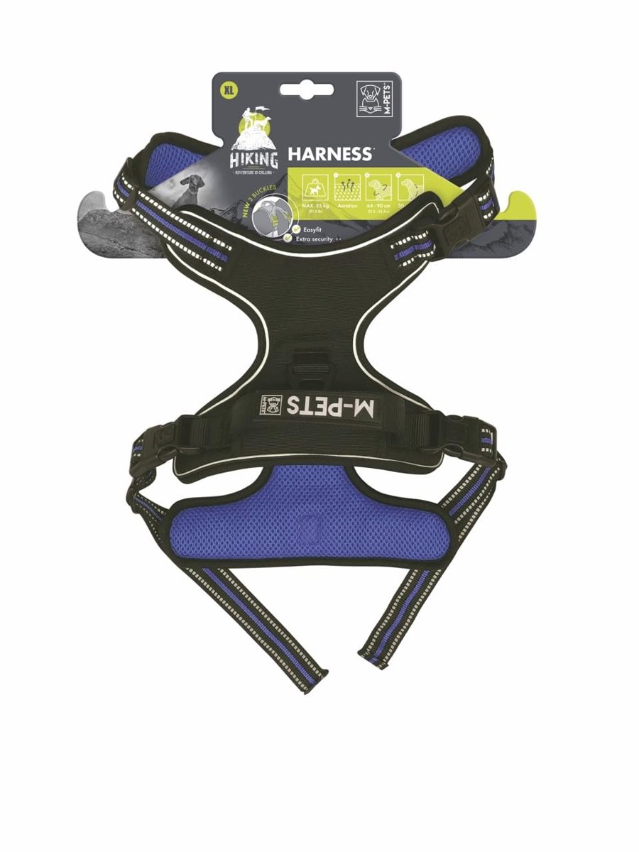 M-PETS HIKING REFLEKTÖRLÜ SOFT SIRT TASMASI BLUE (XL)