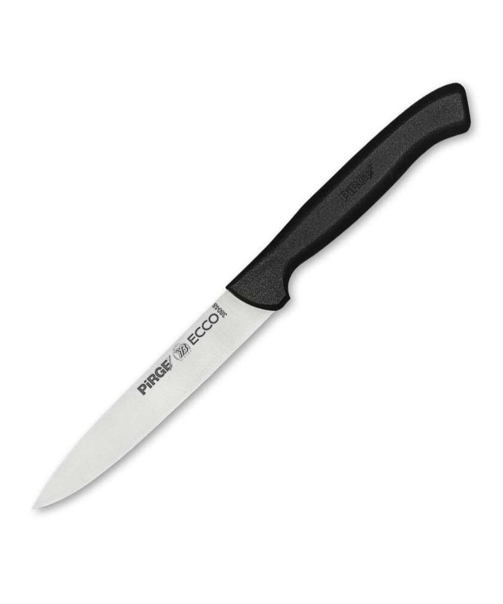 Pirge Sebze Bıçağı Sivri Ecco 38048 12cm Siyah