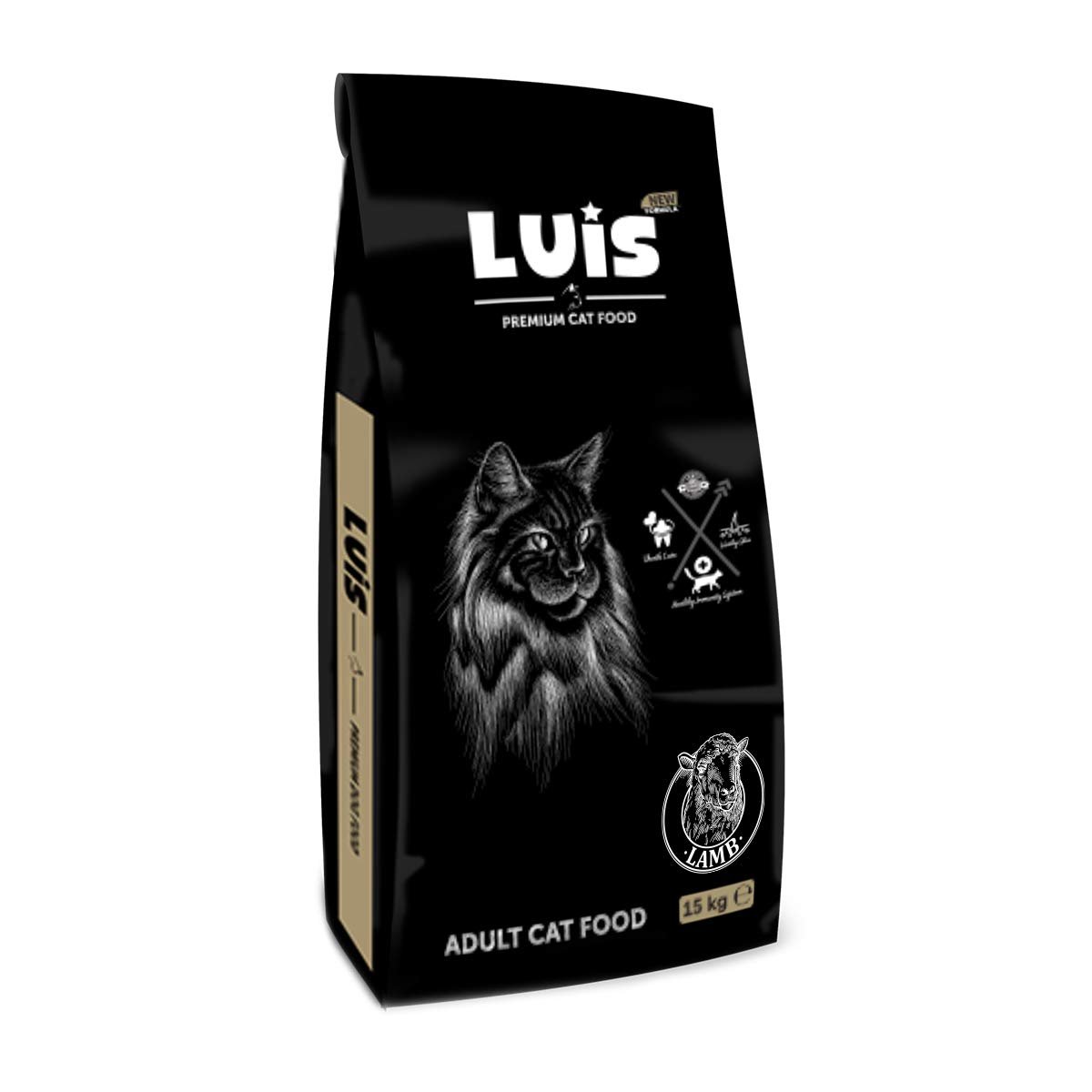 Luis Kuzu Etli Kedi Maması 15 KG