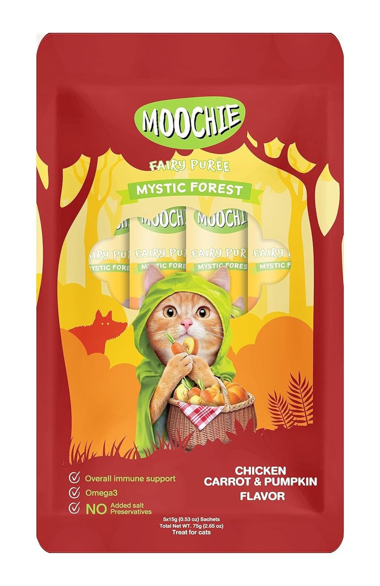 Moochie Sıvı Kedi Öd.Tavuk-Havuç-Balkabağı 5x15 gr