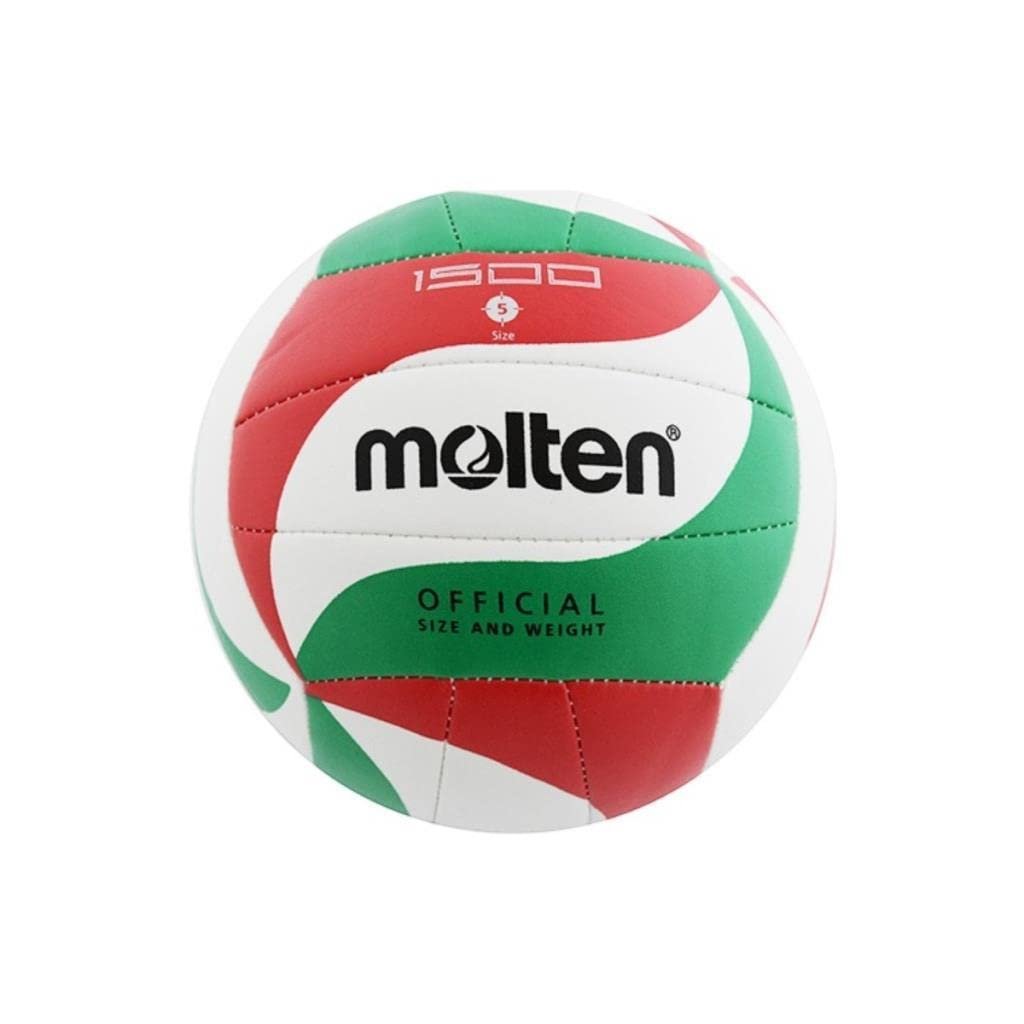 Molten Voleybol Topu V5M1500 Voleybol Topu Antrenman Sentetik Beyaz Kırmızı Yeşil 5