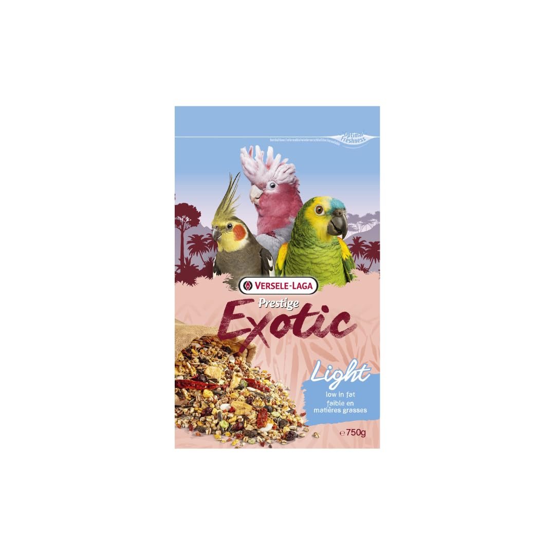 Versele Laga Prestige Exotic Light PapağanParaket KuruyemişTahil Karişimi 750 G.