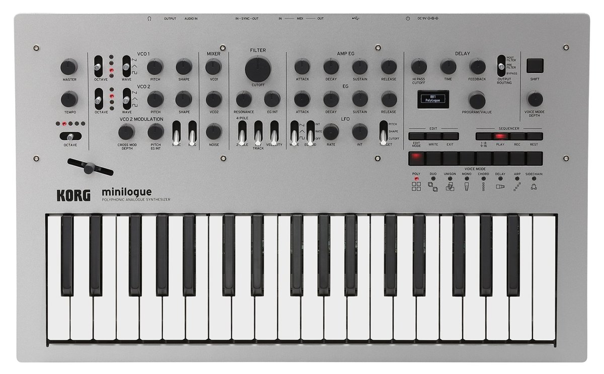 Korg MINILOGUE Analog Synthesizer