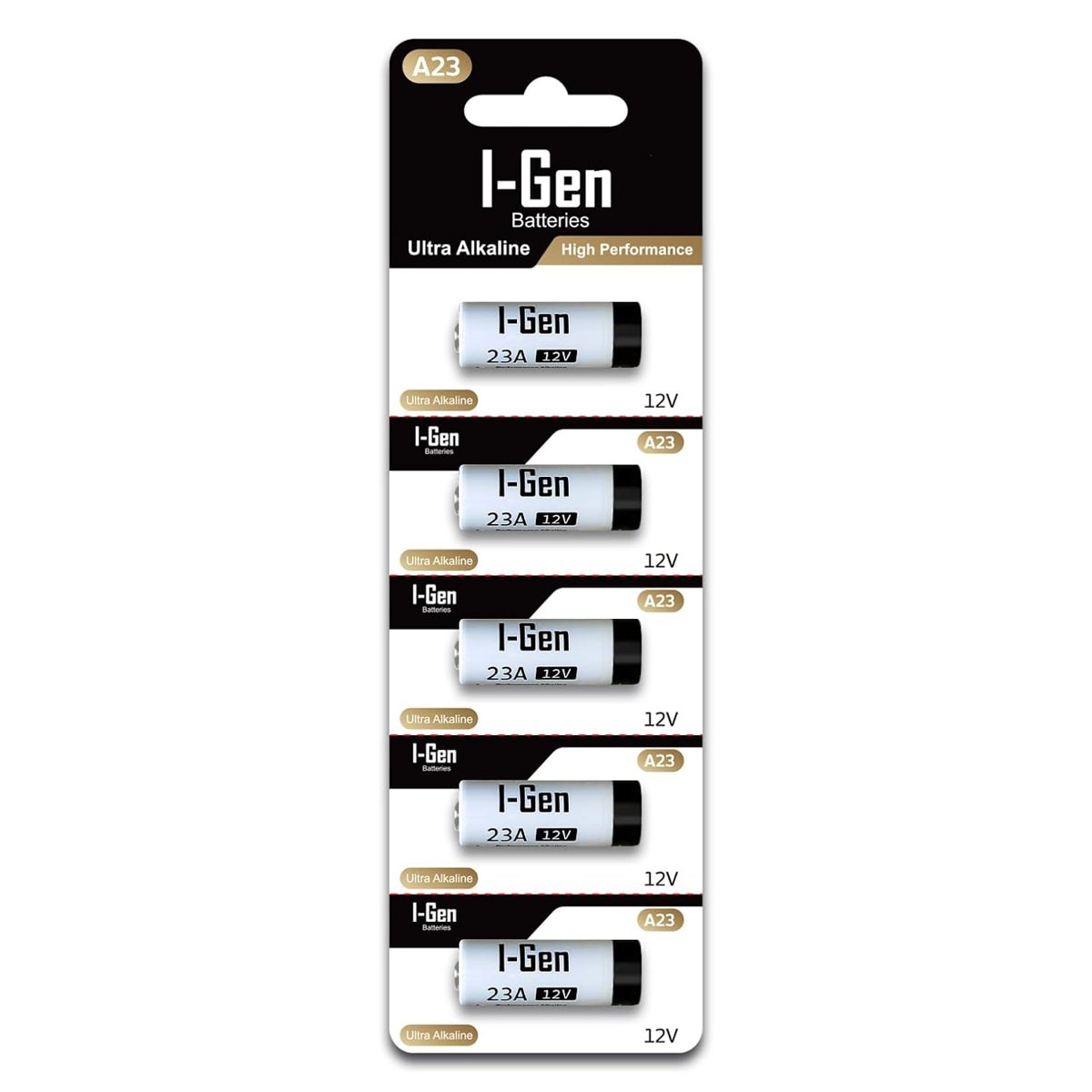 I-Gen 23A Pil 5'li Paket 12V MN21 (A23 / 23A / V23GA / LRV08 / 8LR932)