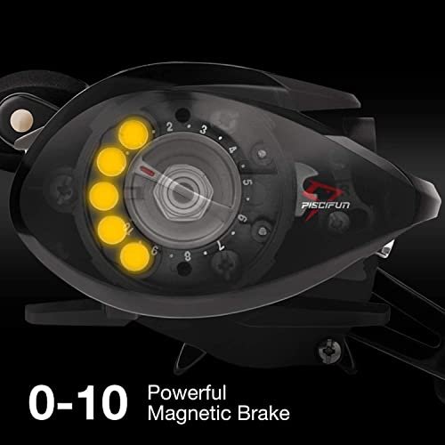 Valkyrie AE2000 Baitcasting Çıkrık 7:2:1 Olta Makinesi Motoru
