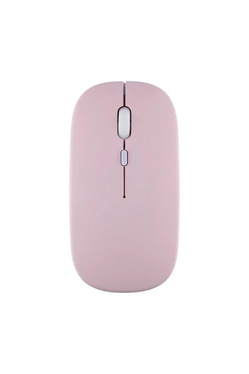 ıPad Pro11 2./3./4. Nesil Uyumlu Şarj Edilebilir Tablet Kablosuz Bluetooth Mouse Pembe